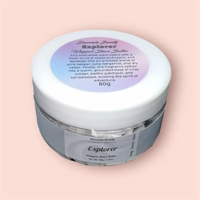 Explorer Whipped Shave Butter - skincare - shower whip - strawberry legs - ingrown hairs - razor bumps - perfect shave foaming 80g soap 6