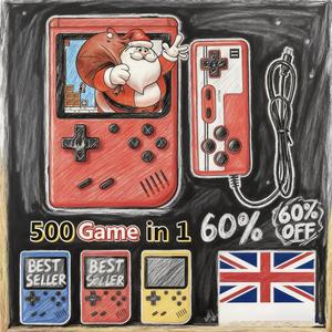 [2026 gift]Handheld Game Players for Gameboy Built-in 500+ Classic Games Children's Output Emulator Charging Can Be Connected To The TV