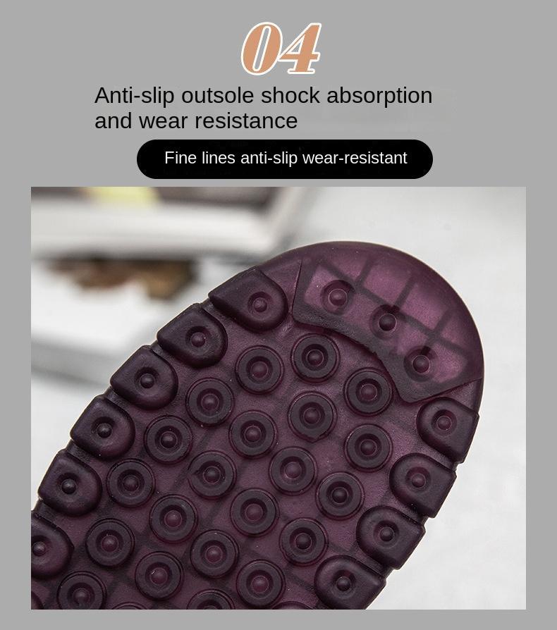 Product Introduction of Women Summer Shoes Leather Handmade Shoes Mom Comfortable Lightweight Oxford Large Size Soft Sole Shoes 5