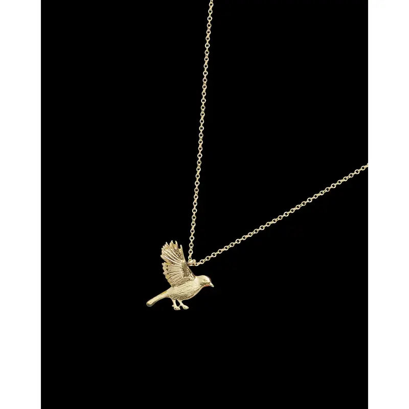 Enamel Robin Necklace 4