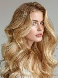 16-24 Inch Long Straight Blonde Tape in Human Hair Extensions, Seamless Weft Hair Extensions, Fashionable Hair Piece for Women & Girls