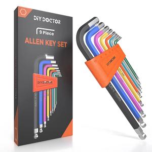 Hex Metric Allen Key Set - 9pc Ball End Long Folding Design