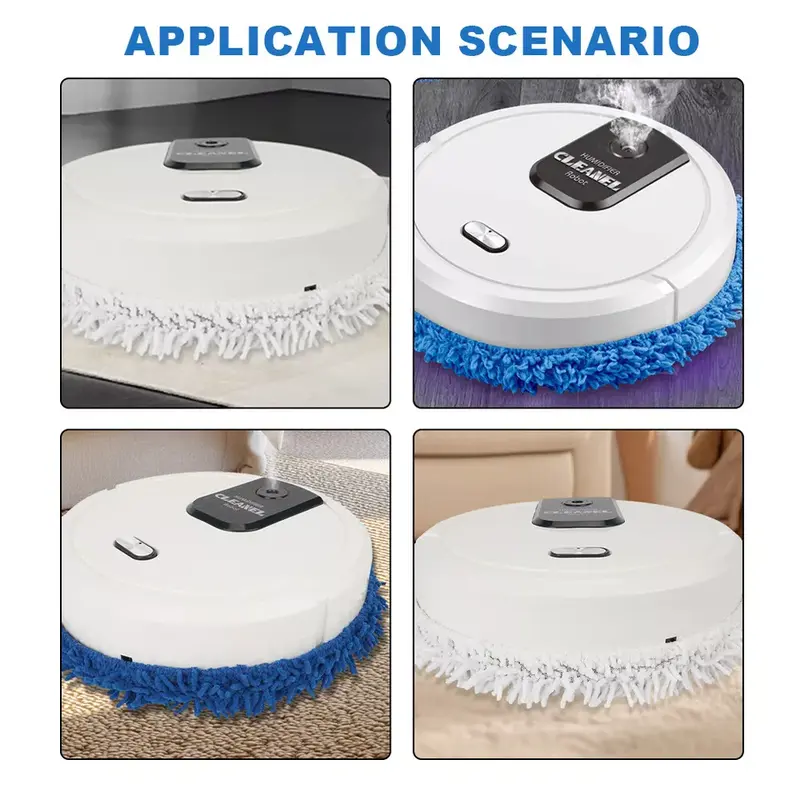 Rechargeable Smart Sweeping Robot Vacuum Cleaner Automatic Floor Mop Sweeper UK 6