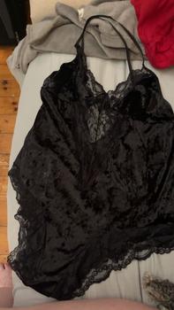 Product Review of 【Plus Size】 Solid Lace Nightdress, Sexy Elegant Comfy Breathable Nightgown for Women, Women's Sleepwear for All Seasons from S**h 1