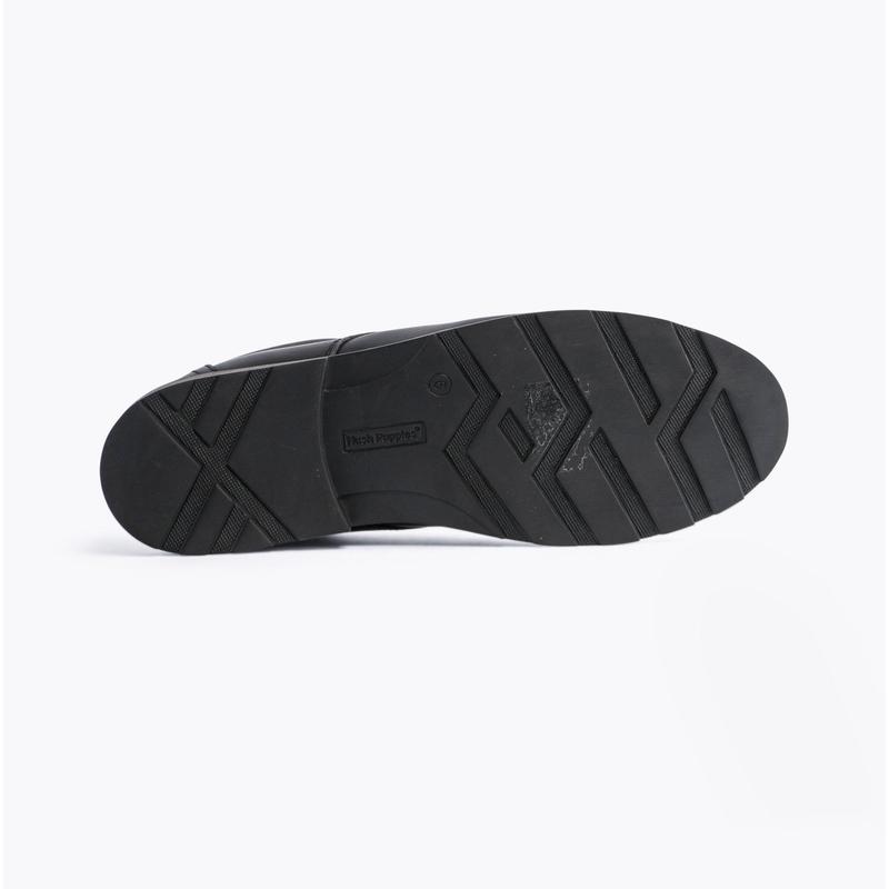Hush Puppies OLIVER SNR Boys Shoes Black School 2