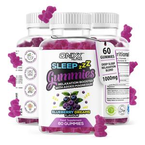 Night-Time Gummies with Magnesium, Night Time Support Supplement - Vegan & Halal