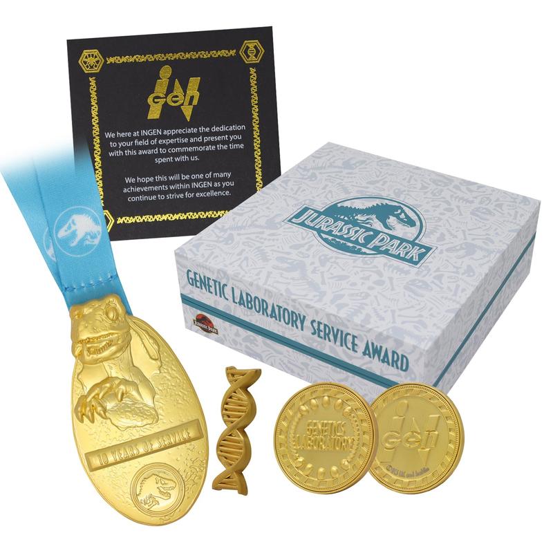 Jurassic Park Genetics Laboratory Service Award 1