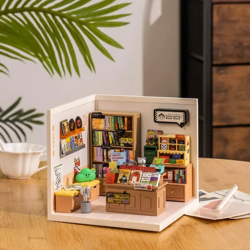 Rolife Minature Dollhouse Super Store Series 3D DIY Plastic House 1:24 for Gifts 0