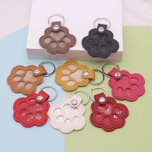 FuRise Pet Hair Keepsake Leather Pouch – Stylish PU Memorial Pendant with Key Ring for Dog & Cat Hair Storage,pet hair keepsake pouch, leather memorial pendant, PU pet hair holder, pet hair storage keychain, dog hair memory charm
