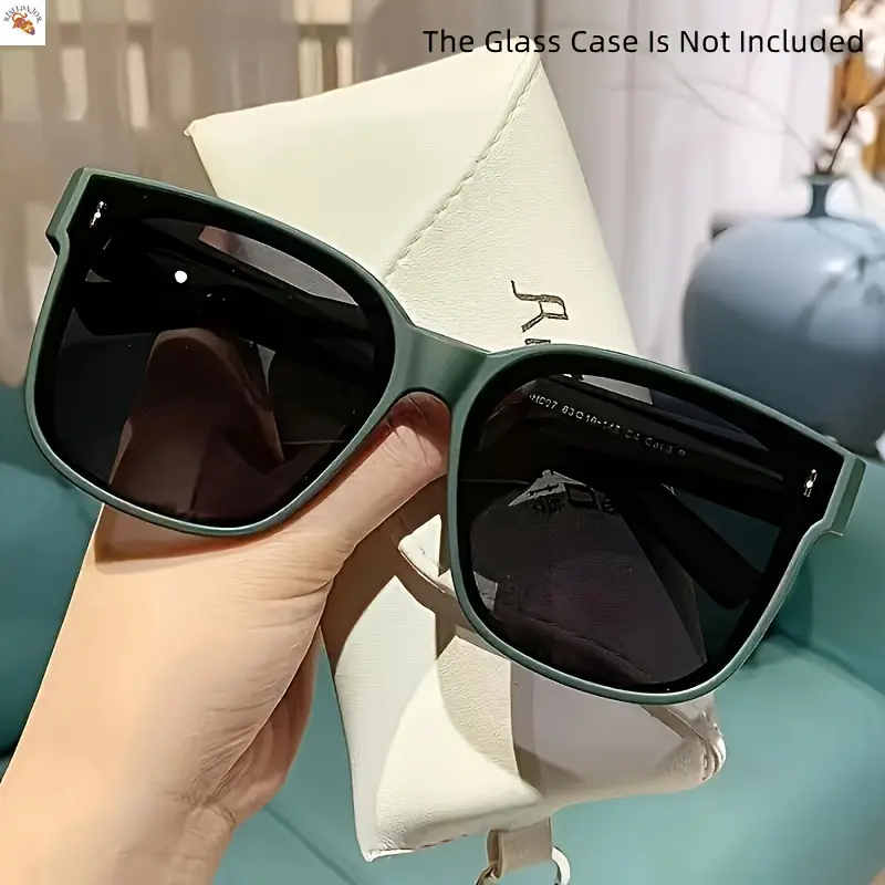 RISELDAJOR  Polarized Anti-Glare Fashion Glasses for Both Genders, Featuring a Large Square Frame. Perfect Fit Over Glasses for Driving, Beach Outings and Travel, Offering a Trendy Look. 0