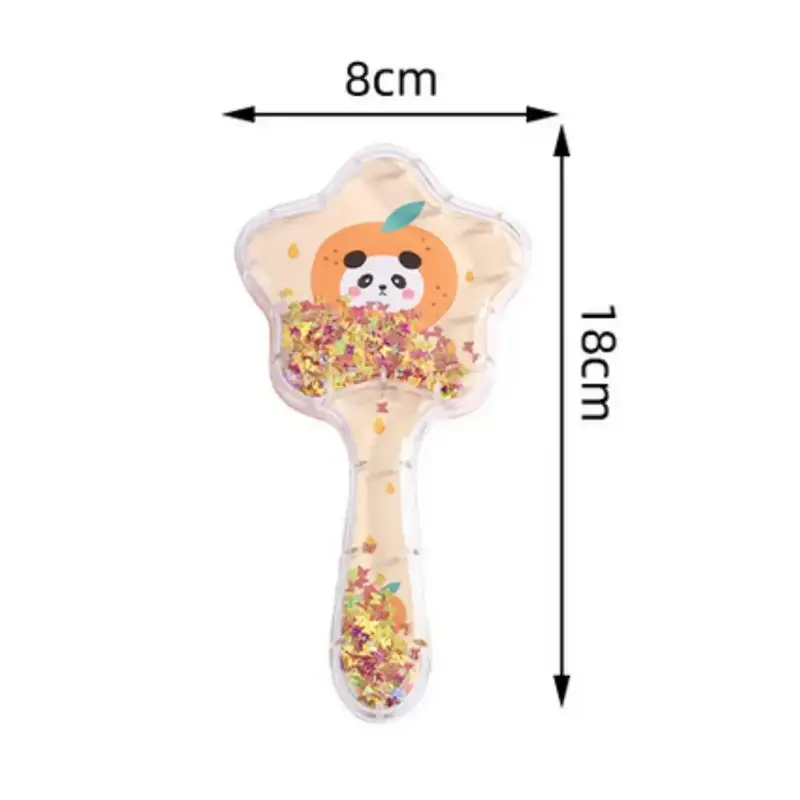 New Air Cushion Massage Comb Star Shape Sequins Quicksand Anti-knot Combs for Baby Kids Comb for Curly Hair 5