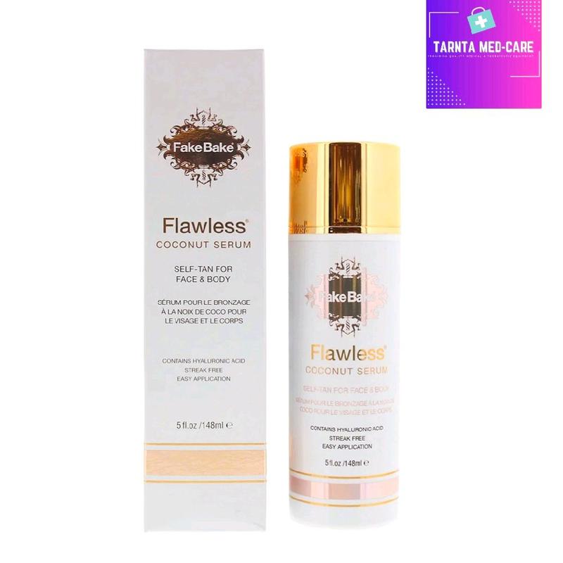 Fake Bake Flawless Coconut Serum Self-Tan For Face & Body 148ml Lightweight Glycerin Hyaluronic Moisturizing Skincare Cosmetic 3