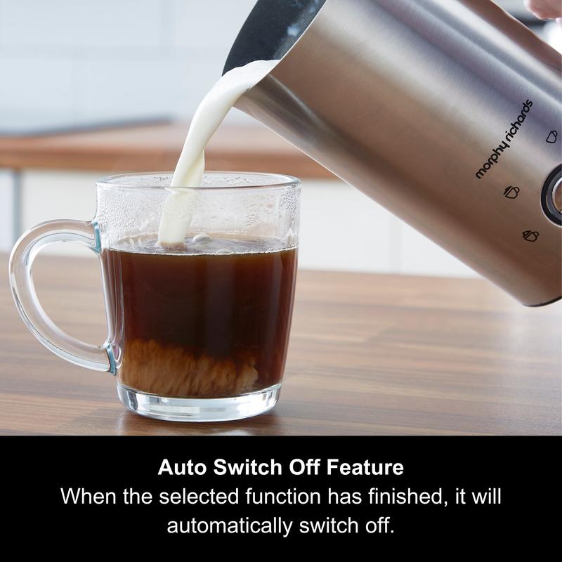 Morphy Richards 4 in 1 Milk Frother -  Hot Chocolate, Thick Foam, Light Foam & Cold Foam 3