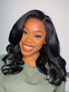 1 Piece 20 Inch Wavy Long Synthetic Material Wigs for Women, Heat Resistant Synthetic Hair Curly Wigs without Bangs, Synthetic Full Machine Wigs for Party, Daily Use, Glueless Synthetic Wig, Glueless Ready To Wear Wig