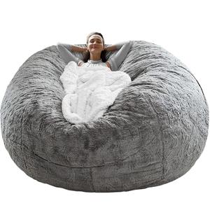 Bean Bag with Filling, 1 Count Comfortable Stylish Bean Bag Chair, Soft Comfy Bean Bag Sofa for Living Room, Bedroom, Home Decor, Bean Bag Couch