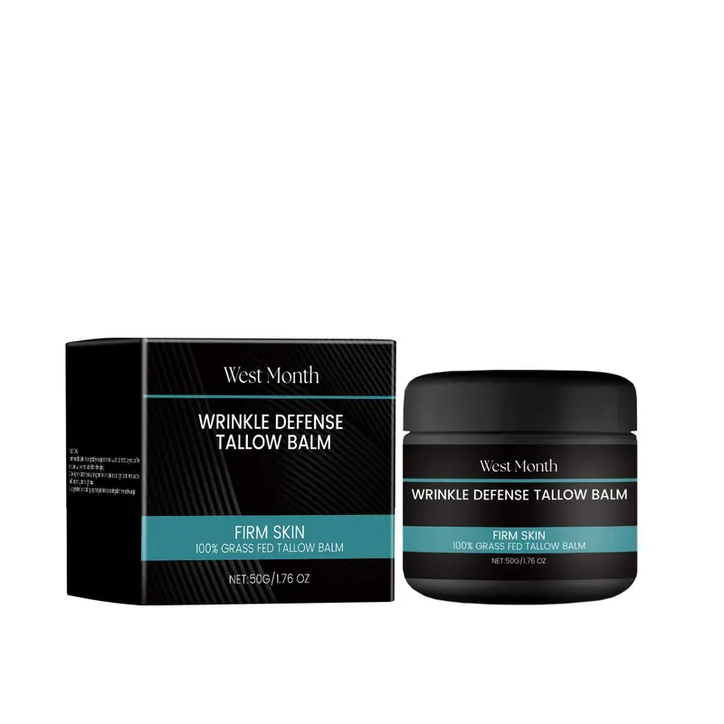 Wrinkle Defence Tallows Balm,Natural Beef Tallows Face Moisturizer,Mens Day And Night Cream,Skin Care For Men,Reduce Fine Lines & Wrinkles,Perfect Father's Day Gifts 8