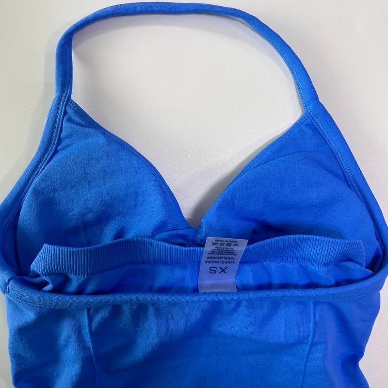 Product Introduction of 2Pcs  Gym Set Women Backless Tank Tops High Waist Scrunch Seamless Shorts Gym Suit Fitness Clothes Activewear Workout Sets 17