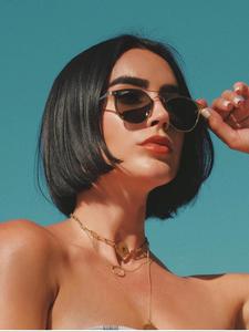 8 Inch Short Bob Wigs for Women, Gorgeous Fluffy Straight Wigs, Human Hair Lace Front Wigs for Party, Daily Use