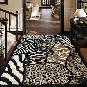 Animal Pattern Floor Mat, 1 Count Modern Non-slip Floor Carpet, Decorative Area Rug for Home Living Room Bedroom Hotel Dormitory