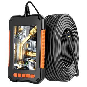 1080P Industrial Endoscope, Waterproof Detection Tools with Dual Lens & 8 LED Lights, 4.3 Inches Truck LCD Endoscopes for Air Conditioning, Car Scanner Fixed, Automotive Repair Tools