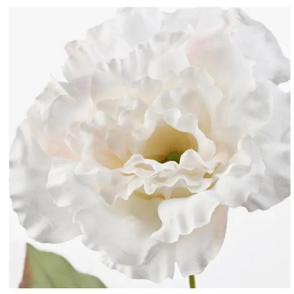 SMYCKA Artificial Lisianthus Flower – White, Decorative Faux Bloom