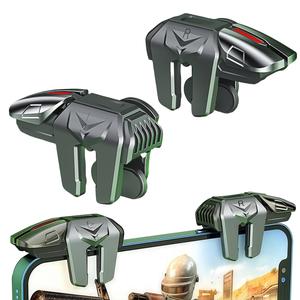 Mechanical Game Trigger, Multifunctional 6-finger Game Trigger, Universal Phone Clip for iPhone & Android, Gaming Accessories