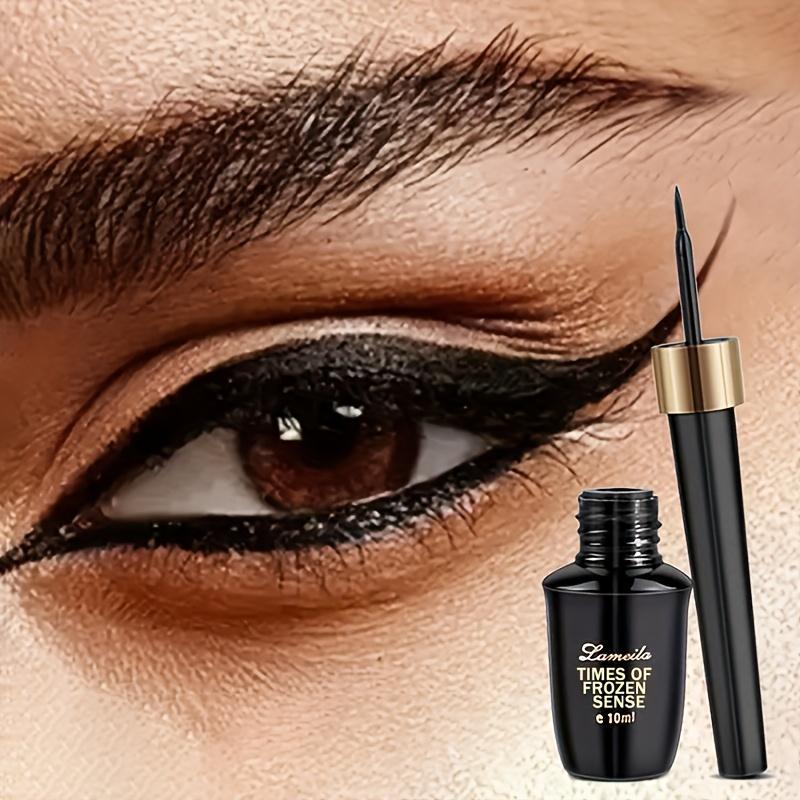 1pc Slim & Waterproof Black Liquid Eyeliner Pen - Quick-Dry, Smudge-Proof, Long-Lasting with Hard Tip, Sweat-Resistant for Beginners & Professionals, Eyeliner Waterproof Lipliner Makeup Cosmetic 0