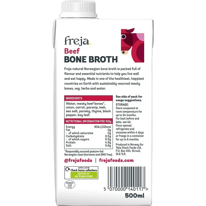 Bone Broth | Best of Mixed Pack | Beef & Chicken | Premium Broth | Delicious & Natural | Low Calorie | High Protein & Collagen | Not from Concentrate, Powder or Cubes | 6 x 500ml 8