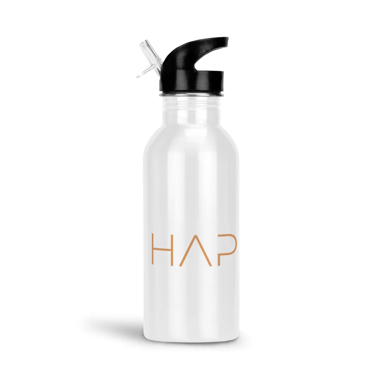 HappilyFit Gym Fitness Water Bottle 600ml