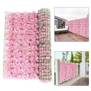 Artificial Flower Privacy Fence, Fence Screen with Flowers, Fence Decoration for Wedding Yard, Garden Wall Privacy Fence Decoration, Decorative Garden Fences