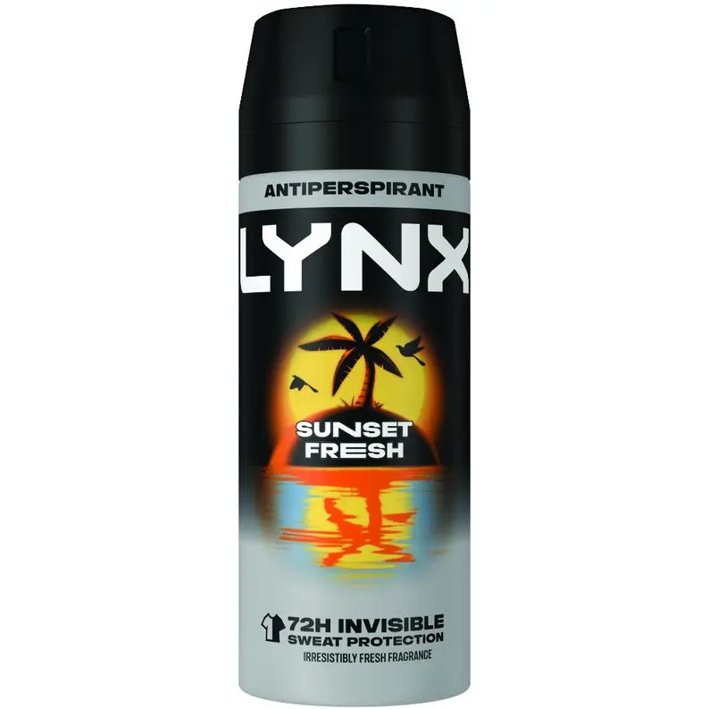 Lynx Sunset Fresh 72h Mango & Mandarin Anti-Perspirant Deodorant Spray 150ml 0