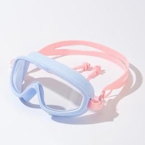 Swimming Goggles with Earplugs, Anti-fog Waterproof Swimming Goggles, Swimming Equipment for Training, Pool, Beach