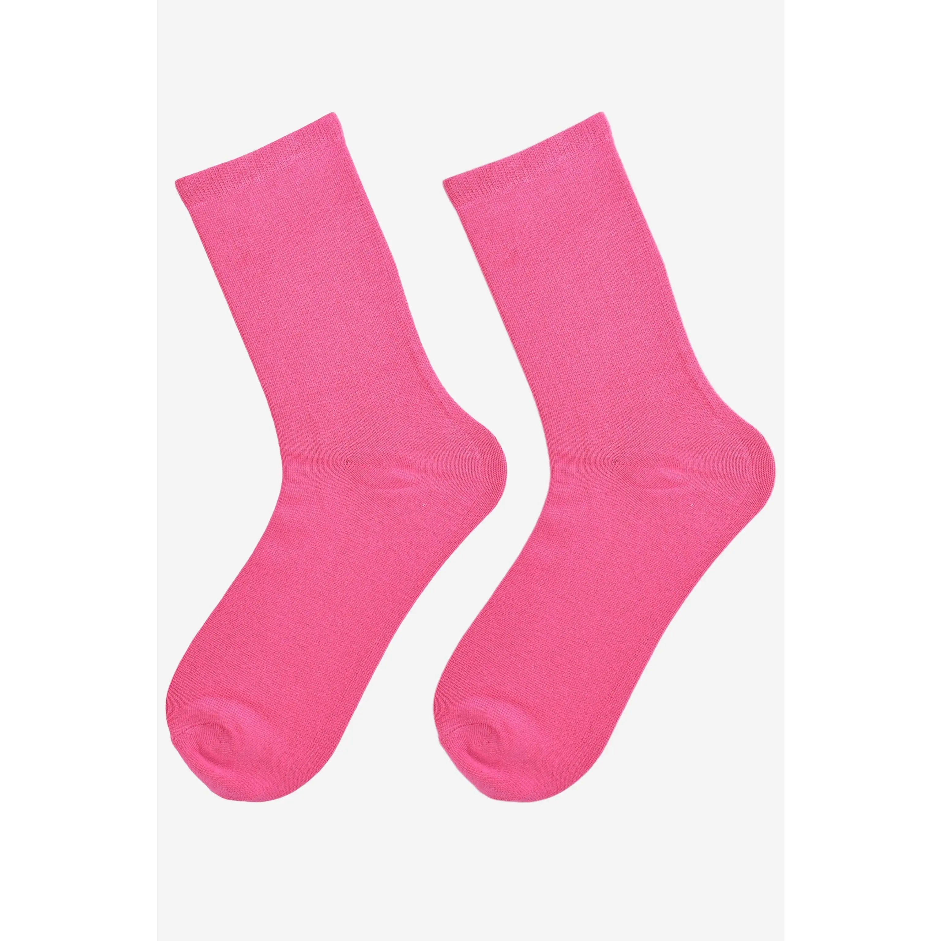 Women's Solid Bamboo Socks - Hot Pink