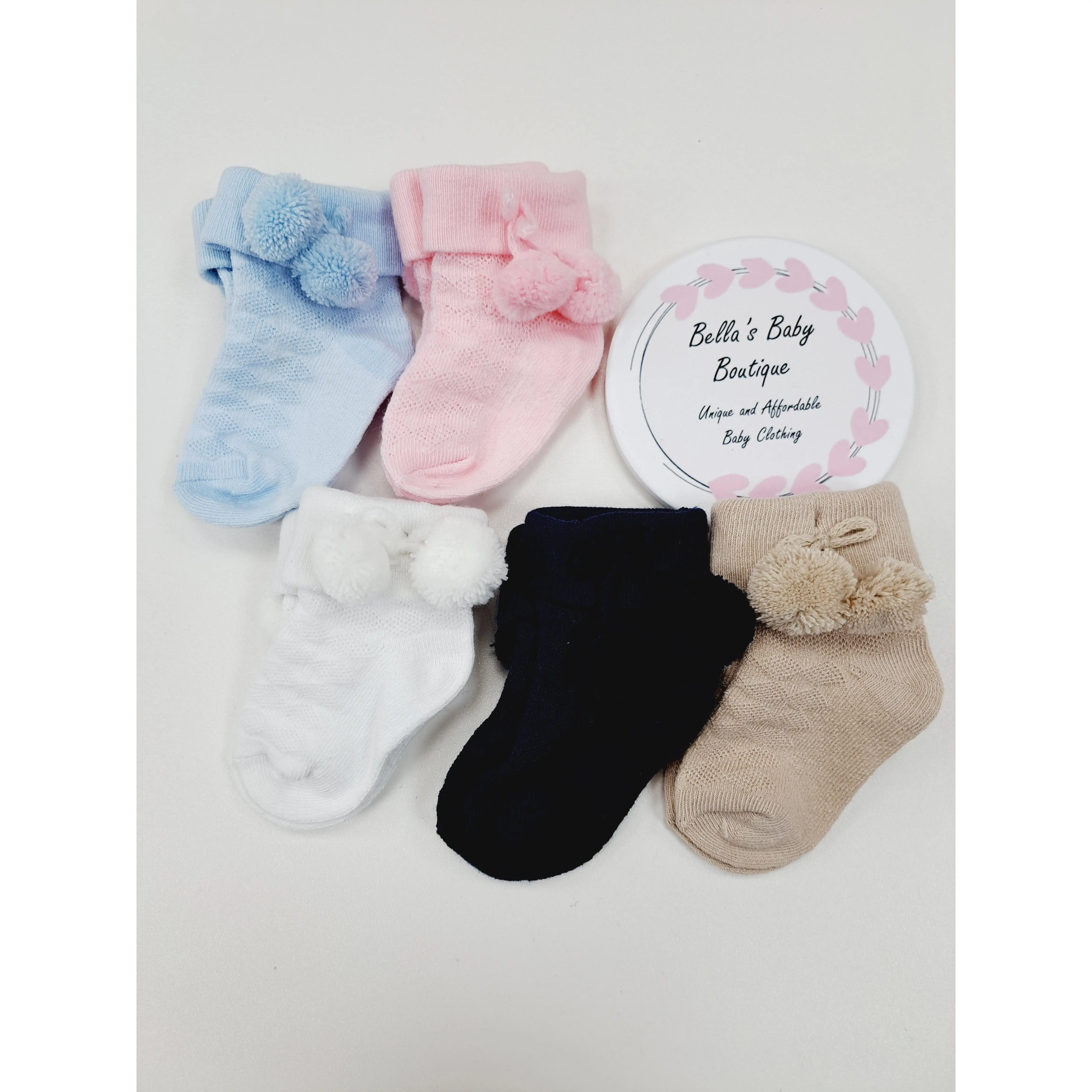 Pom Pom Ankle Socks