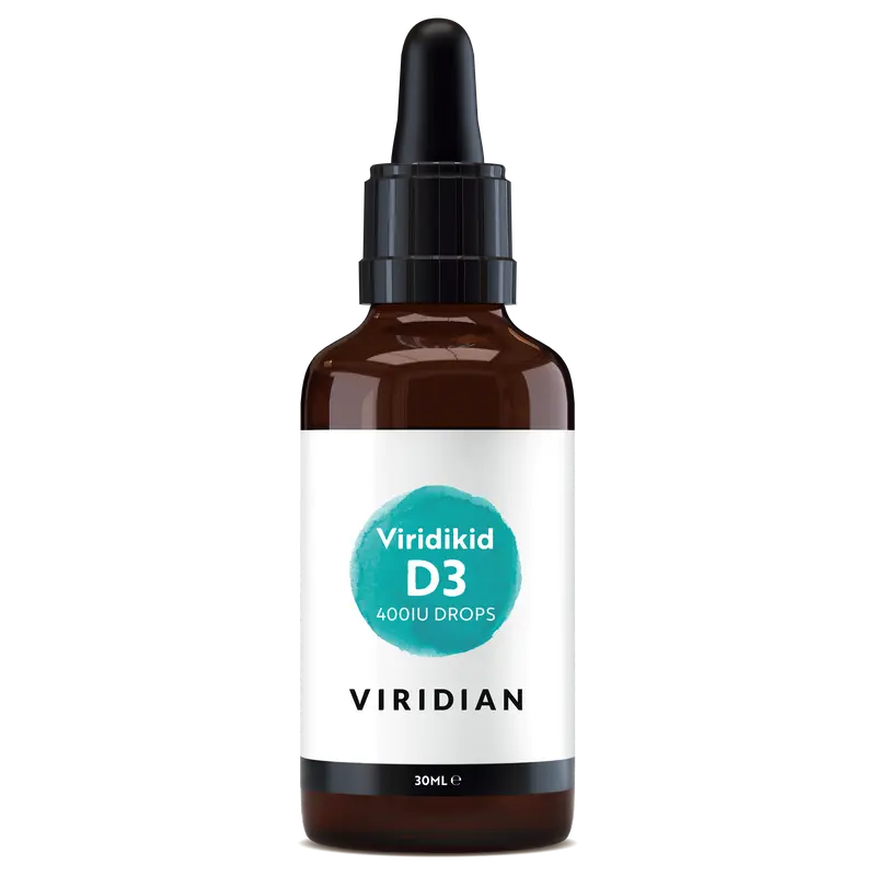 Viridian ViridiKid D3 400iu Drops, 30ml 0