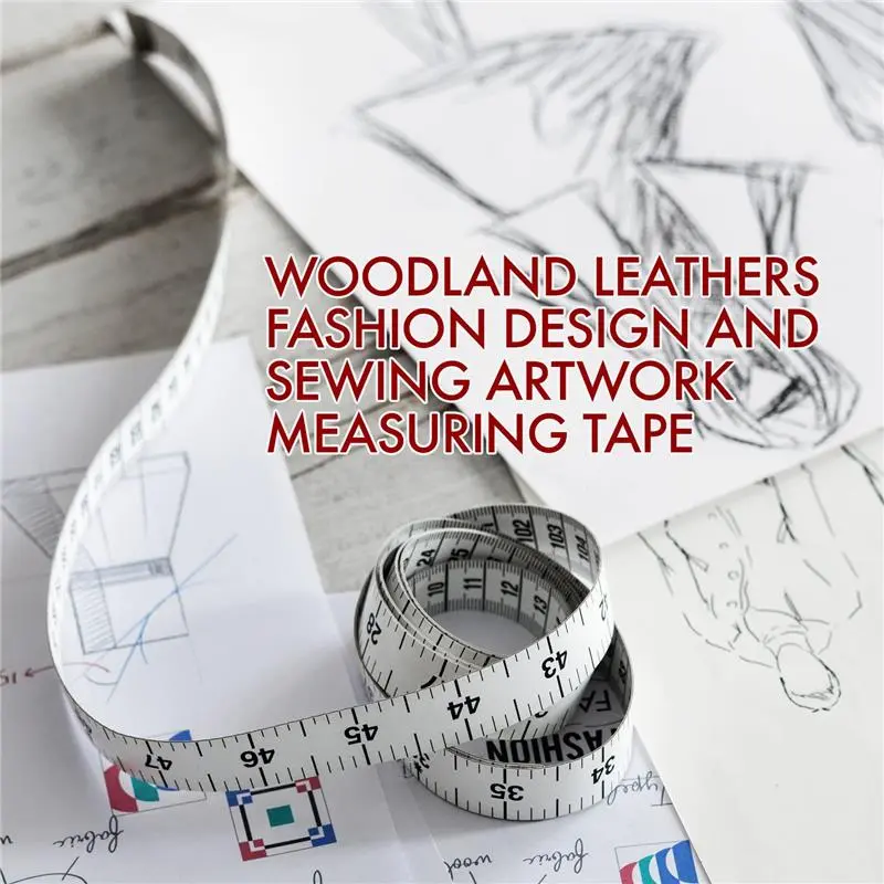 Dual-Sided Body & Waist Measuring Tape with BMI App & eBook, 150 cm/60 inch, Flexible Fiber Glass for Sewing & Fabric 4