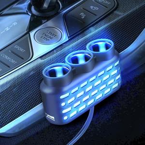 120W Car Charger Adapter, Multi-port & PD USB Interface Car Charger, Fast Charging Outlet Splitter for Mobile Devices, Phone Charger