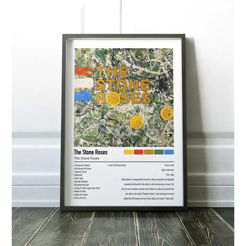 The Stone Roses | The Stone Roses | Custom Album Cover Poster Print 5