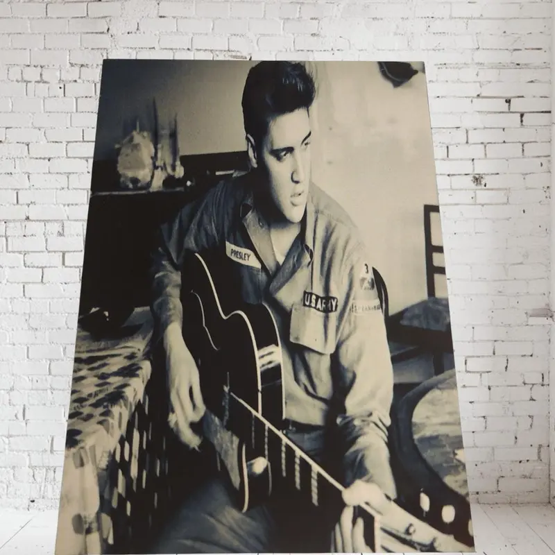 Music Posters on 4" x 6" aluminum print + free shipping. Choose your own from Elvis Presley, Grateful Dead, Weezer & more 0