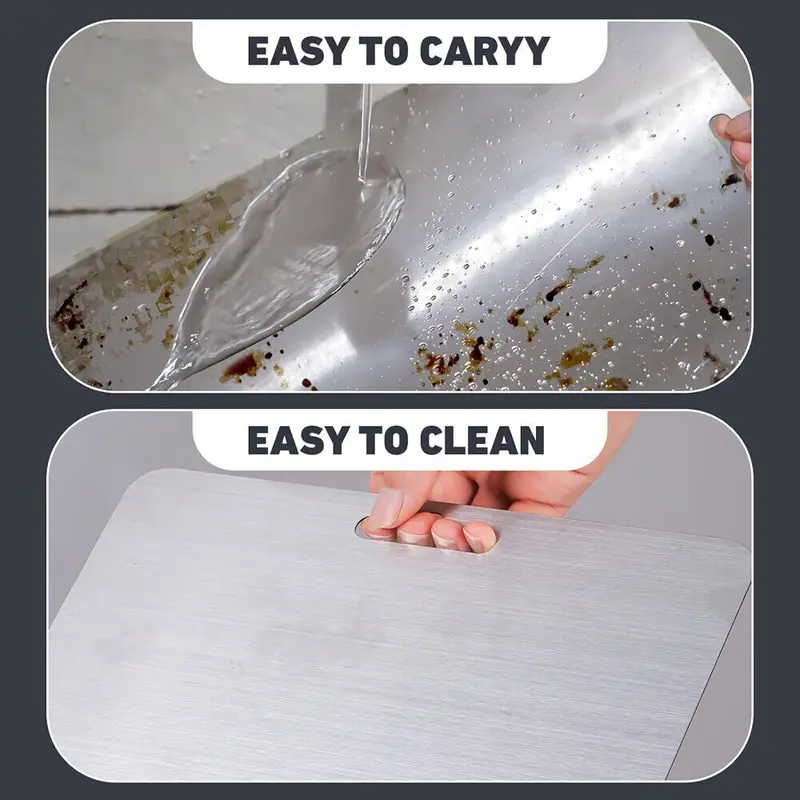Cutting Board Double-Sided Titanium Cutting Boards for Kitchen Camping 3