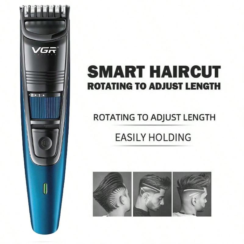 Product Introduction of Men's Beard Trimmer, Cordless Facial Hair Trimmer, Adjustable Length Settings, Rechargeable Beard & Mustache Trimmer 3