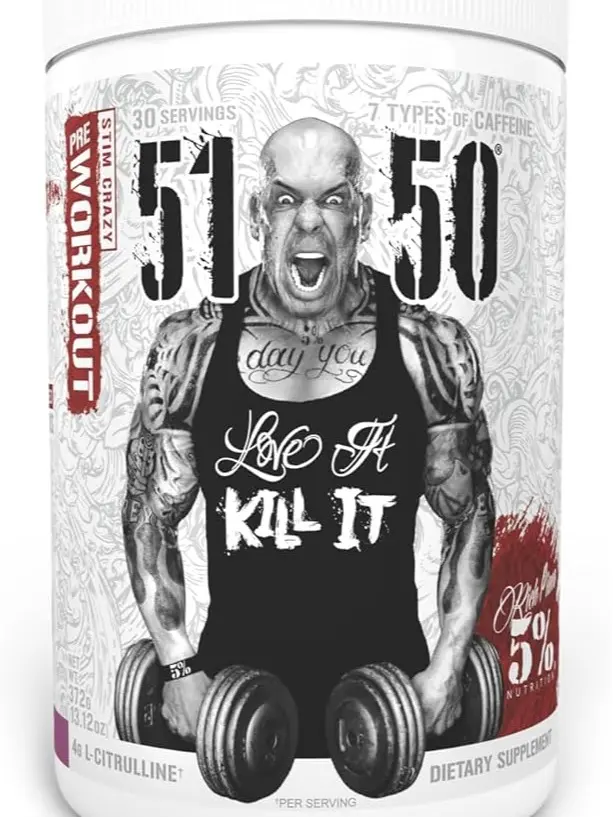 5% Nutrition 5150 Legendary Series Pre Workout 384g - Rich Piana Gym Supplement