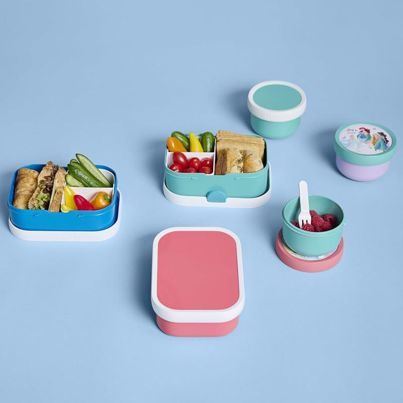 Product Introduction of Lunch Box Campus Little Dutch - Bento Lunch Box For - With Bento Compartment & Clip Closure - BPA-Free & Dishwasher Safe - 750 ml - Flowers & Butterflies Fruit Plastic 8