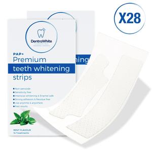 DentraWhite Teeth Whitening Strips - 56 Strips (28 Treatments), Stain Removal for a Fresh, Clean Finish