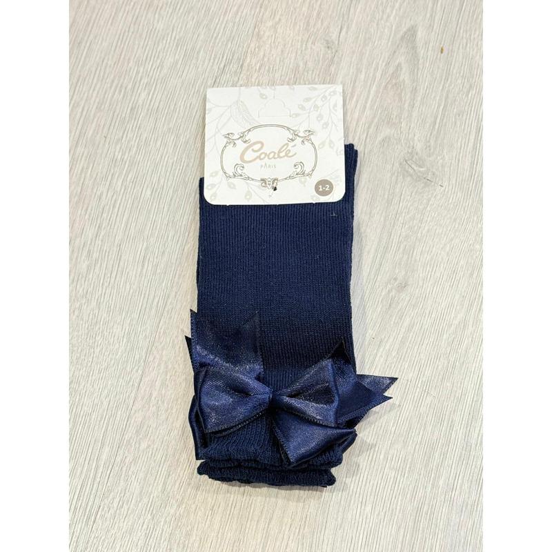 Girls Knee High Bow Socks (Multiple Colours) childrens  clothes 6