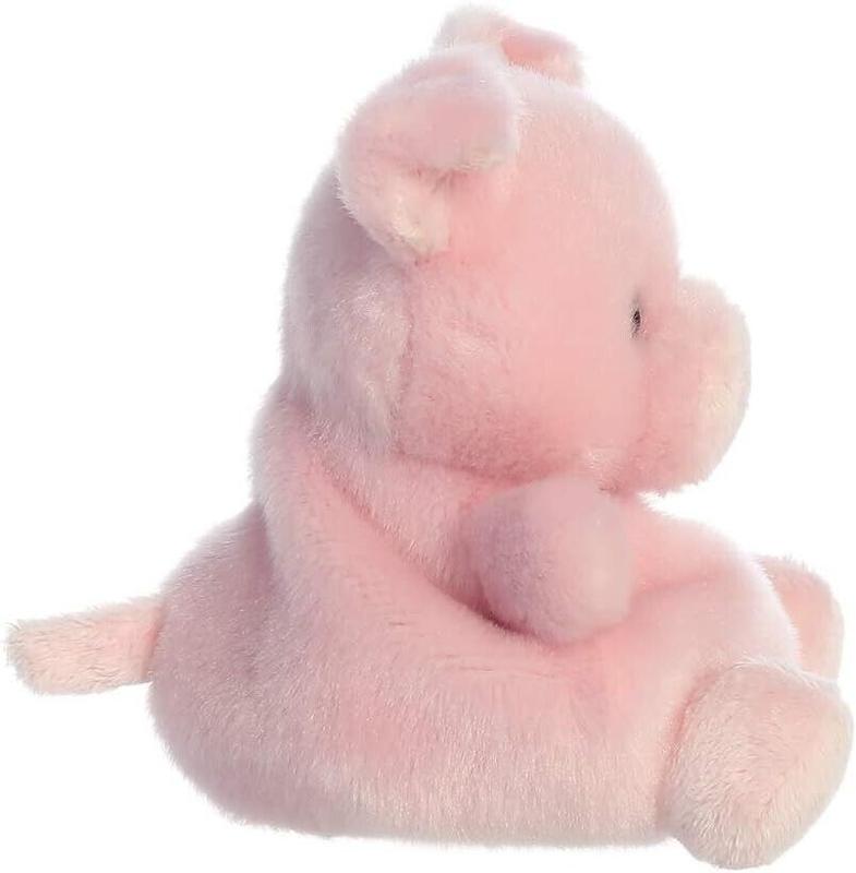 Aurora Palm Pals, Wizard The Pig Soft Toy, 61242, 5 inches, Pink 1