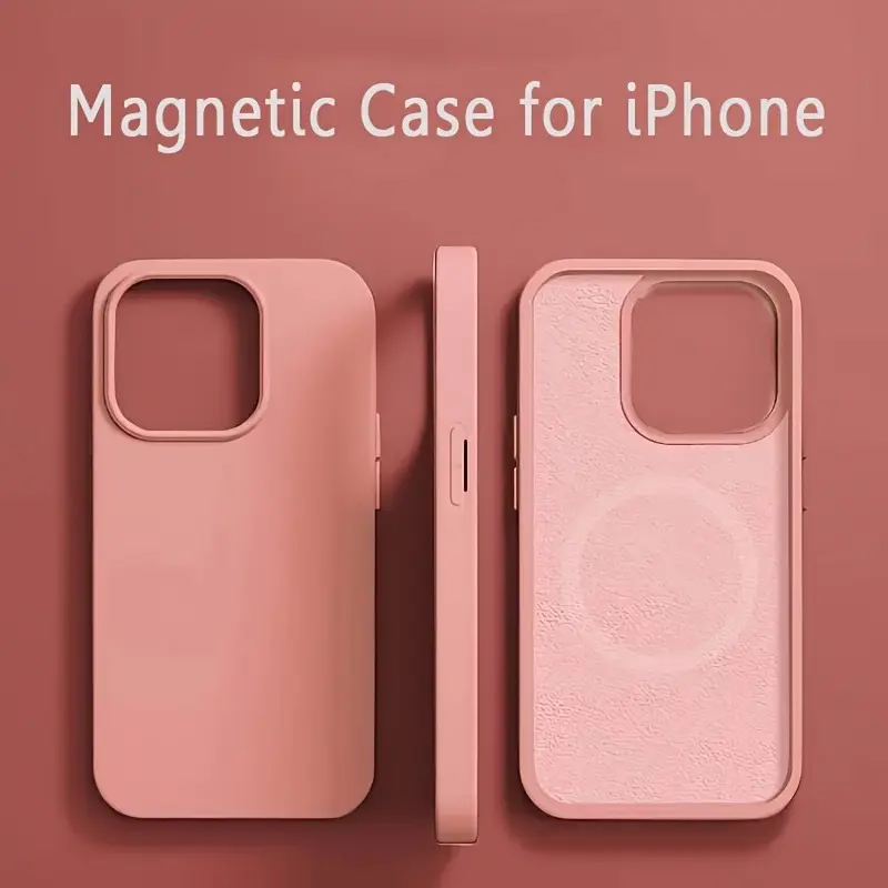 [Liquid Silicone] Original Liquid Silicone Magnetic Cases for iPhone 16/15/14 Plus/13/12 Pro Max/11 - Wireless Charging Compatible - Perfect for Christmas Presents 3