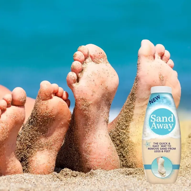 226g Sand Away Beach Powder - Sand Removing Powder for Legs and Feet - Perfect for Beach Skin Care and Travel 2
