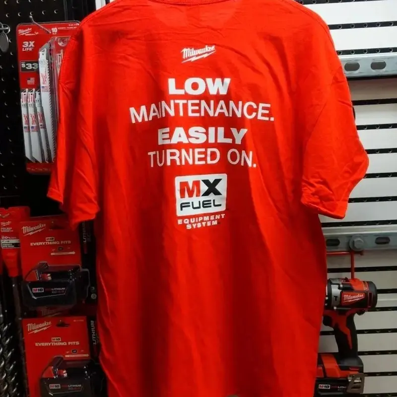 Milwaukee Red T Shirt - Milwaukee MX Fuel Premium Milwaukee Merchandise 4
