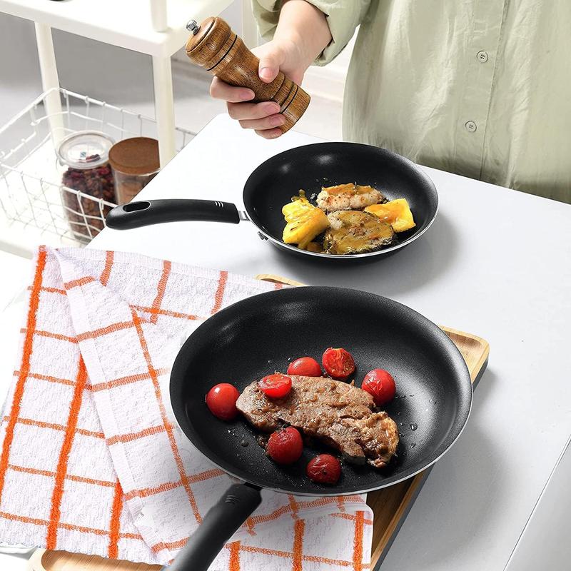Tea Towels Extra Large 70 X 40 cm Kitchen Towels Set -  Cotton Terry Towelling Soft Absorbent Lint Free Kitchen Cloth Dish Towels and Bar Towels Assorted Colors 2